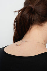 Silk Cord Necklace with Kunzite