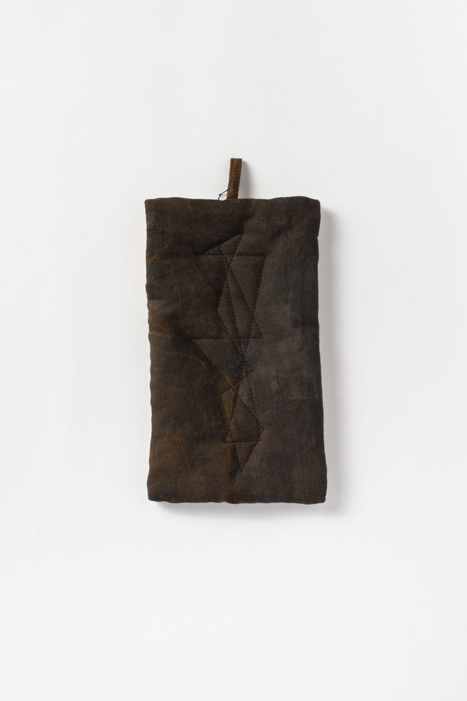 Rust and Kakishibu Pot Mat Medium