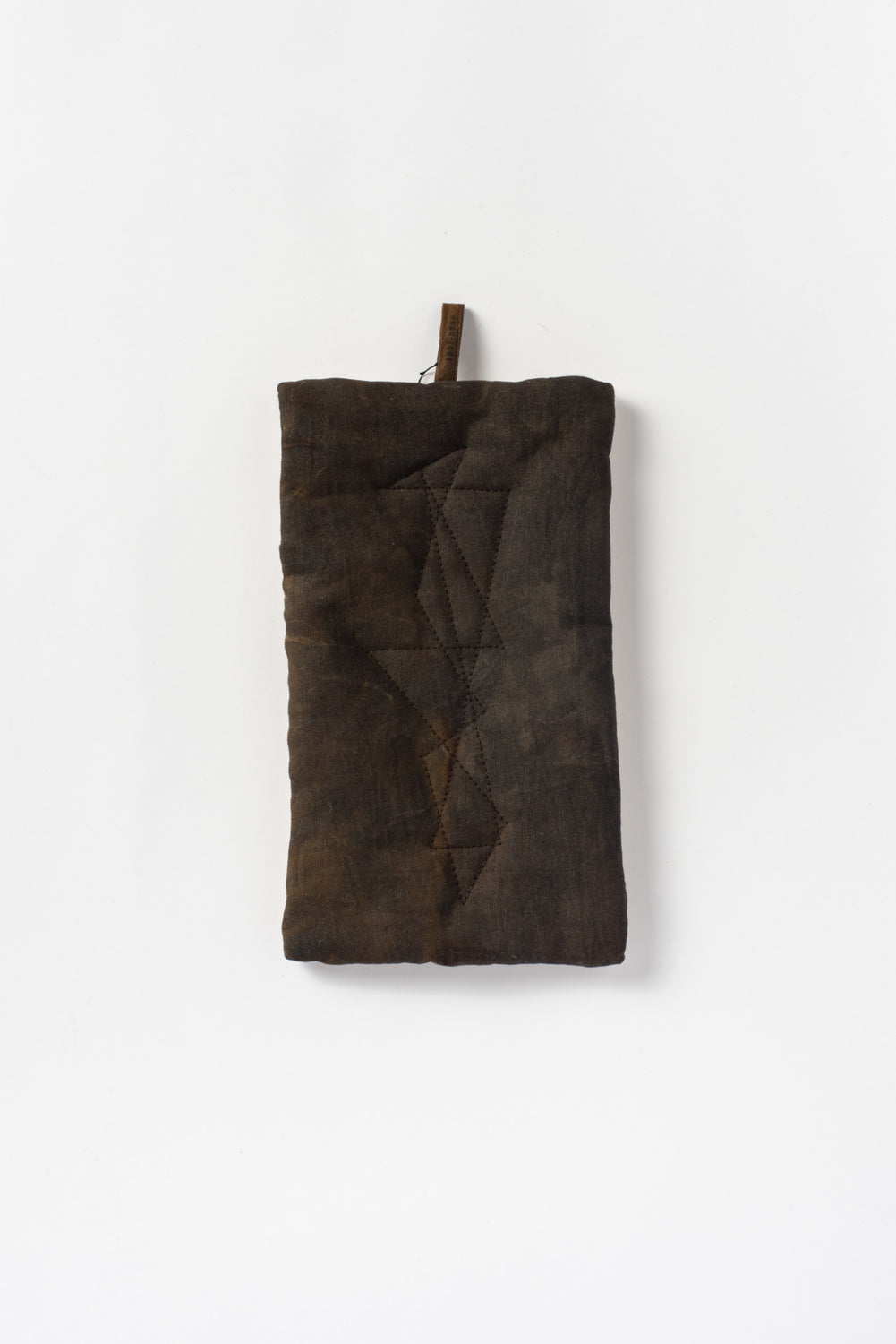 Rust and Kakishibu Pot Mat Medium