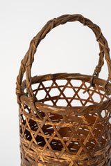 Vintage Japanese Bamboo Basket