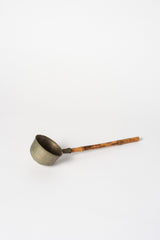 Vintage Japanese Tin and Bamboo Ladle