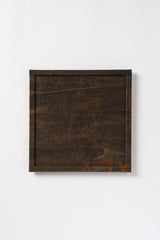 Rust and Kakishibu Square Tray