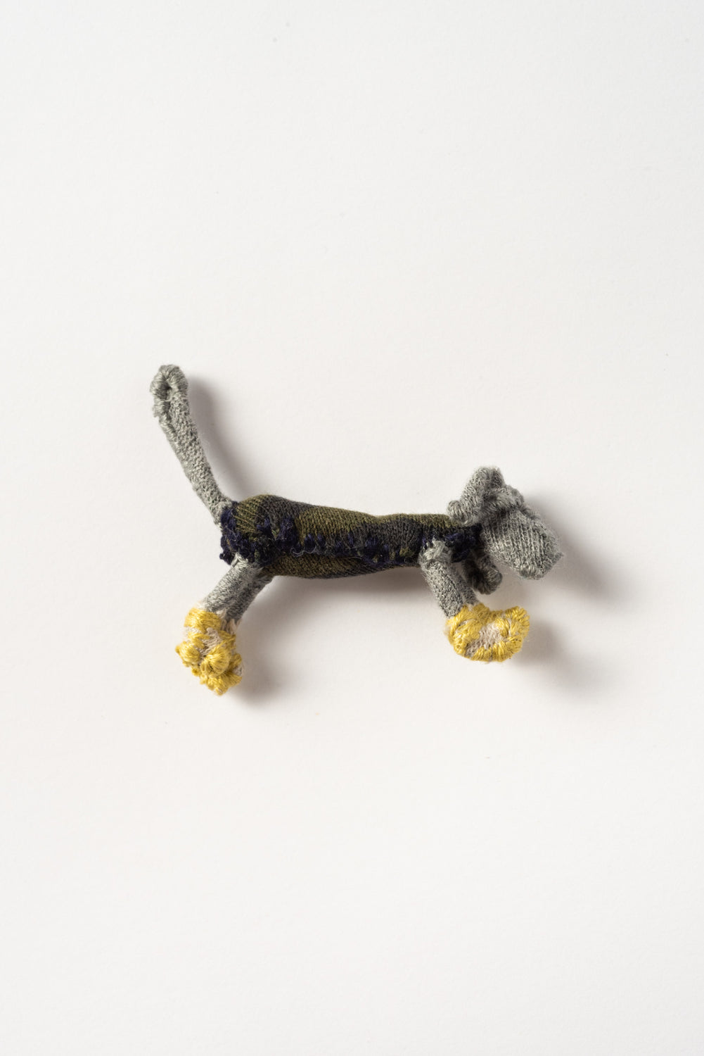Small Fabric Dog Pin
