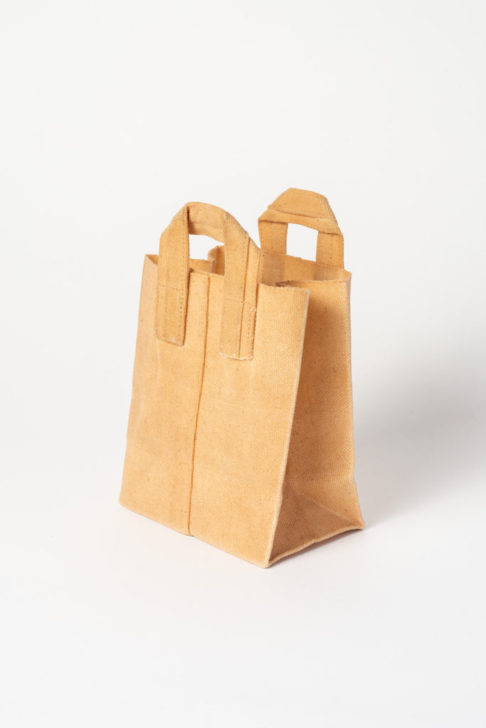 Funagata Waxed Canvas Mini Tote Bag