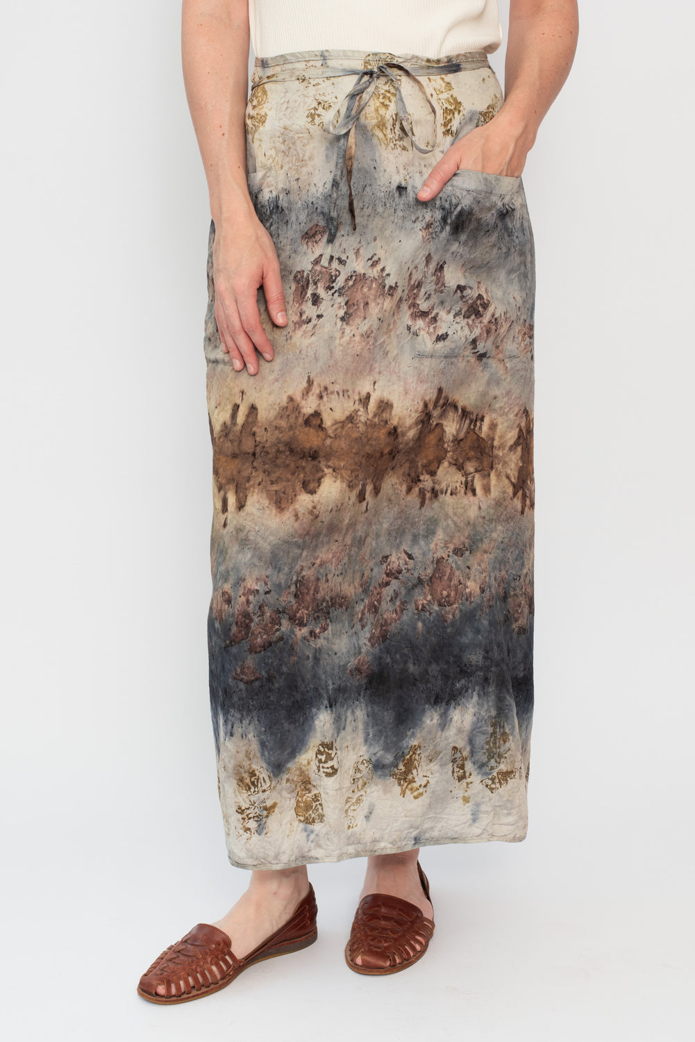 Simple Wrap Skirt, Botanical Dye