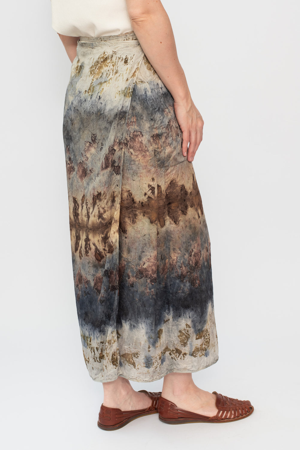 Simple Wrap Skirt, Botanical Dye
