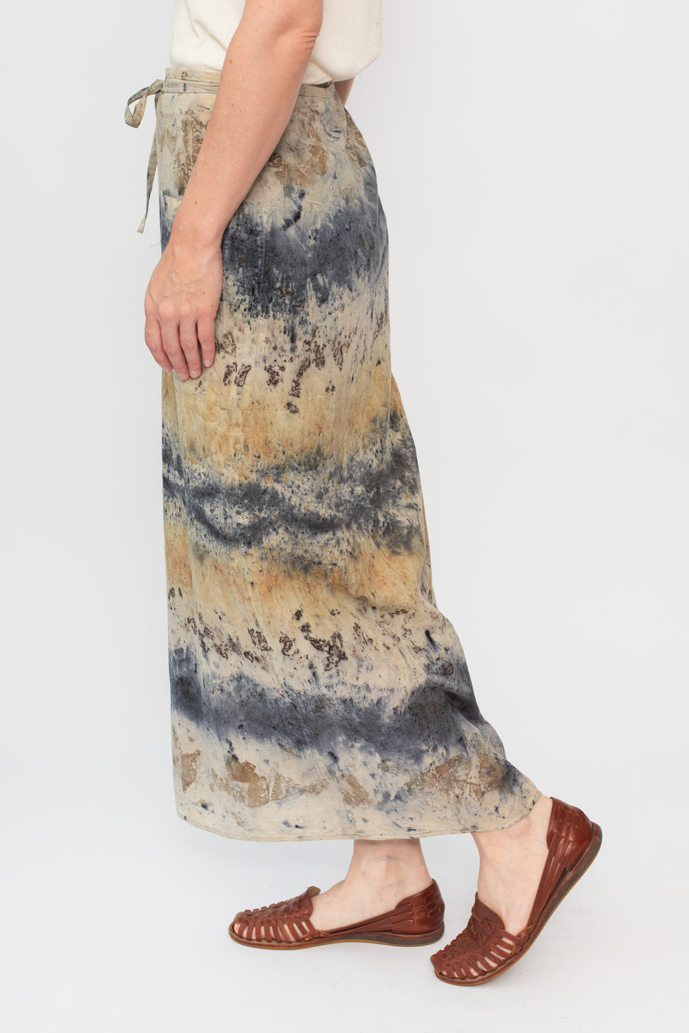 Simple Wrap Skirt, Botanical Dye