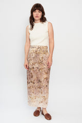 Simple Wrap Skirt, Botanical Dye