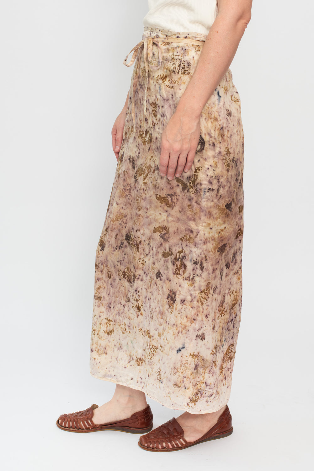 Simple Wrap Skirt, Botanical Dye