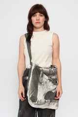 Large Sumi Ink Dyed Bag