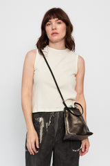 SHO-61 Frame Shoulder Bag Rusty Sillver