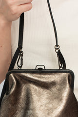 SHO-61 Frame Shoulder Bag Rusty Sillver