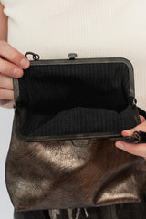 SHO-61 Frame Shoulder Bag Rusty Sillver