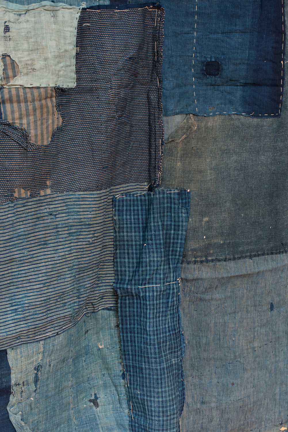 Antique Japanese Boro Textile Late 19th to Early 20th Century (c. 1880–1910)