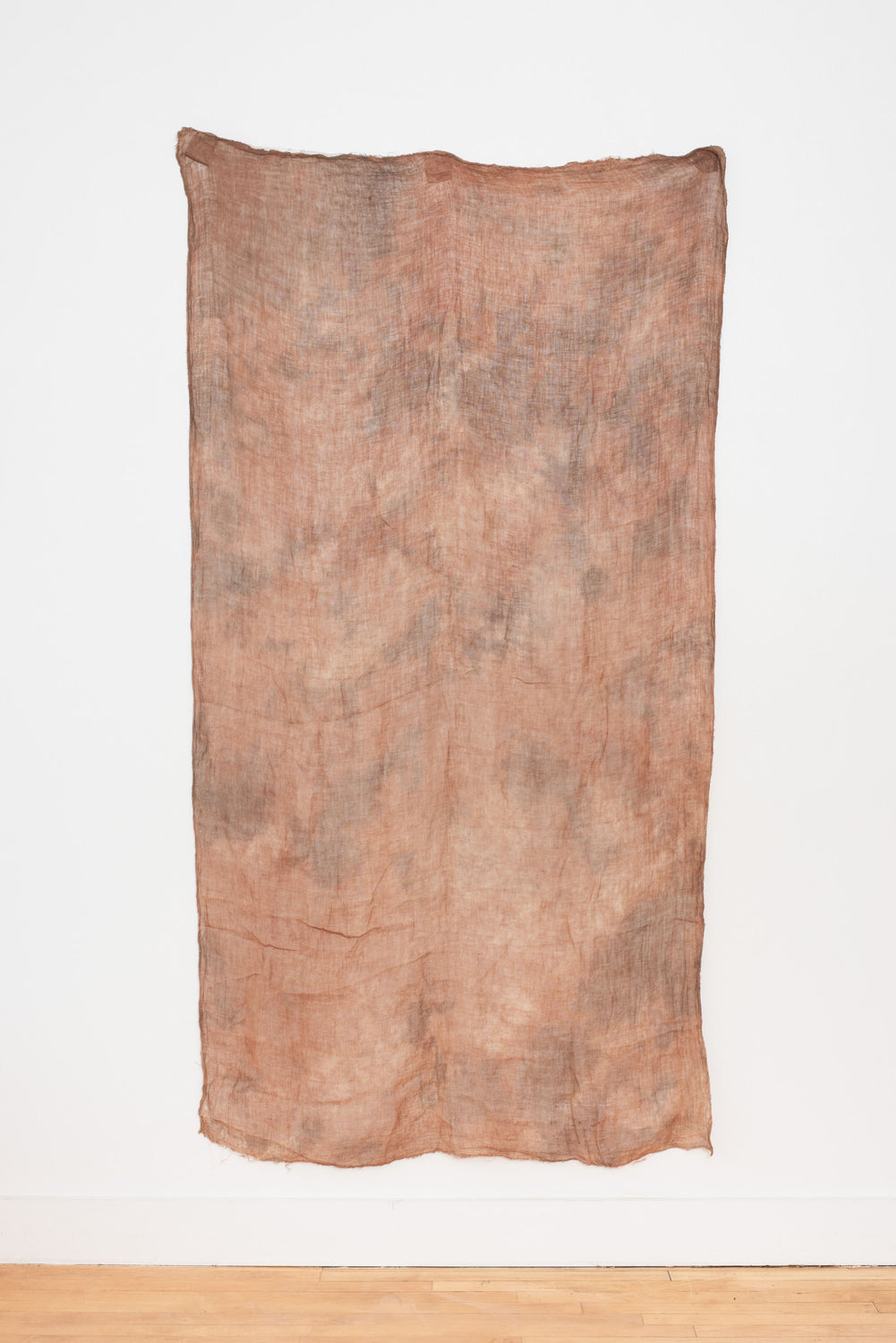 Naturally Dyed Linen Gauze Hanging 01