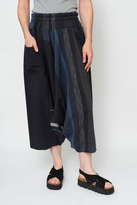 ＊美品＊tamaki niime  nicapantu hoso ブラック系 tan wool｜tamaki niime 玉木新雌