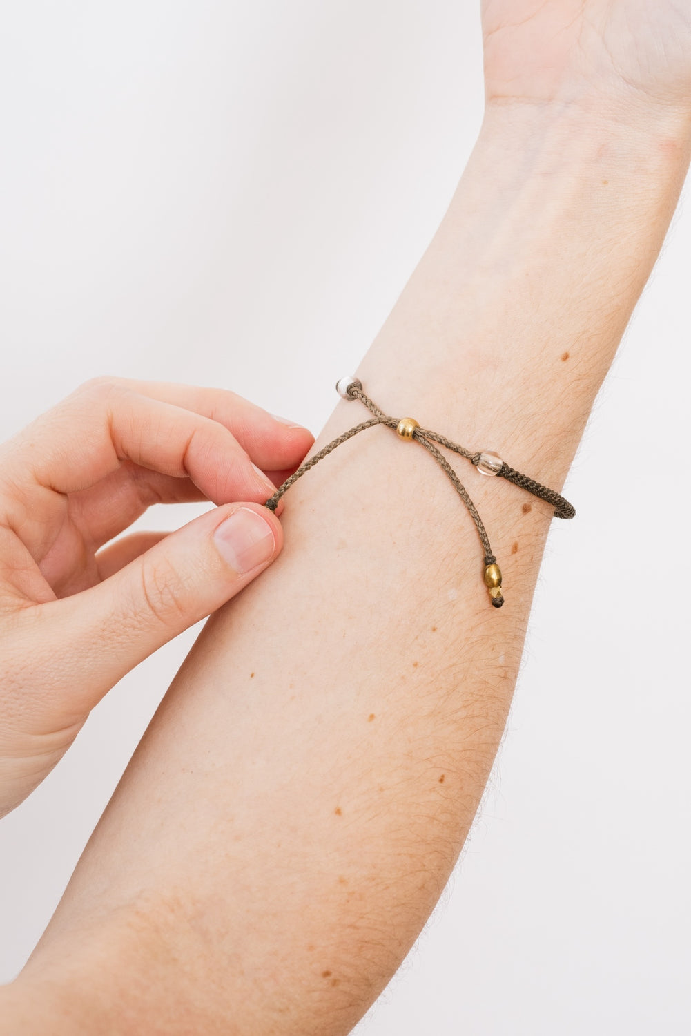 Macrame Bracelet with Rutile Quartz