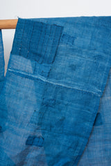 Vintage Japanese Indigo Kaya (Mosquito Net) Textile Fragment