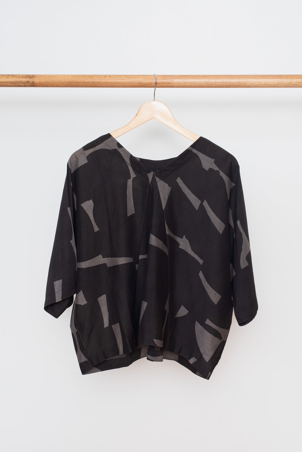 Cotton and Silk Top Abstract