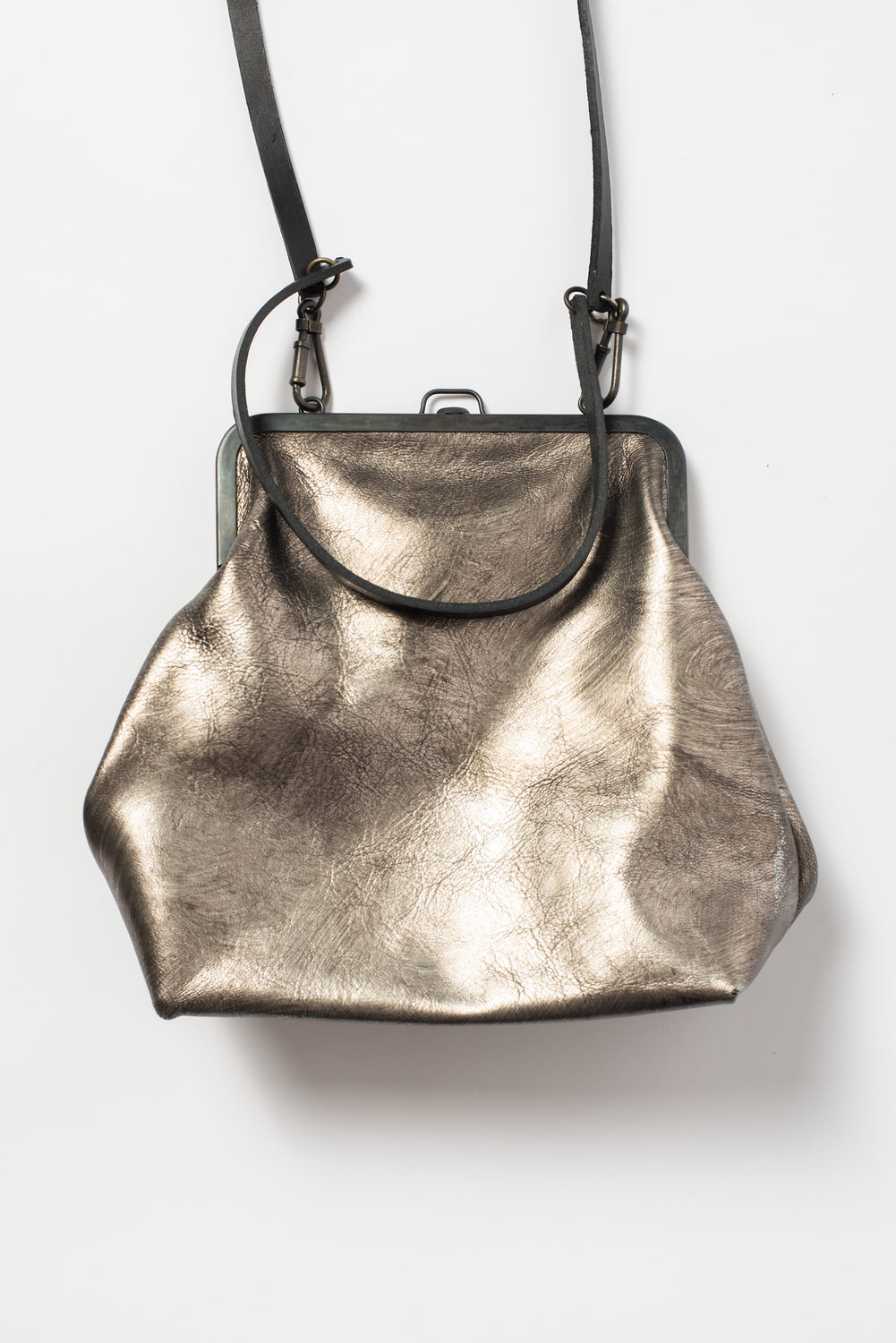 SHO-61 Frame Shoulder Bag Rusty Silver