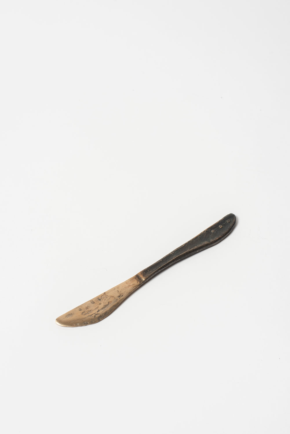 Hand Cast Bronze Butter Knife