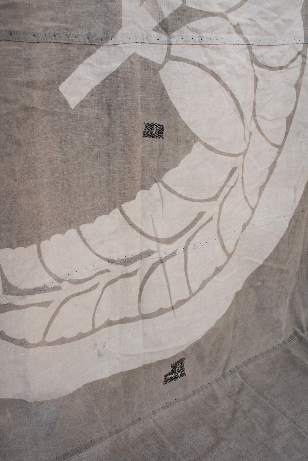 Vintage Japanese Merchant Cloth with Kamon