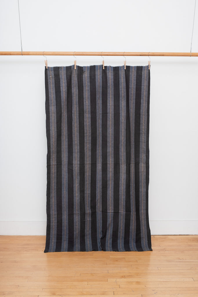 Vintage Japanese Striped Cotton Fabric