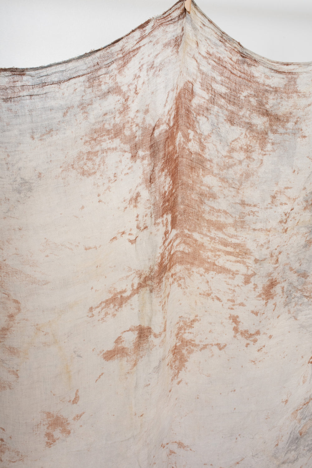 Naturally Dyed Linen Gauze Hanging 05