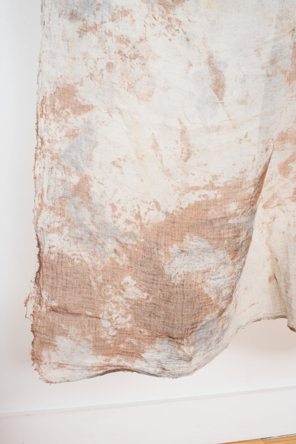 Naturally Dyed Linen Gauze Hanging 02