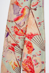 Vintage Japanese Double-Sided Silk Panel