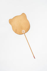 Vintage Japanese Cat Paper Fan