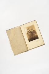 Vintage Japanese Studio Portrait Album with Original Folder