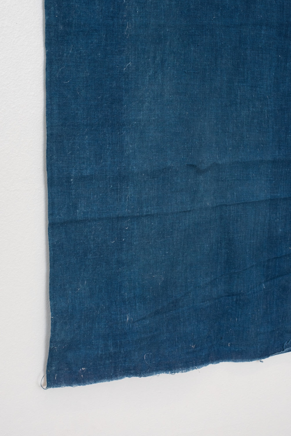 Vintage Japanese Indigo Cotton Fabric Remnant
