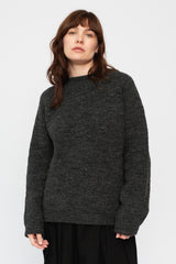 Wool Sweater Charcoal Heather Unisex
