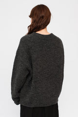Wool Sweater Charcoal Heather Unisex