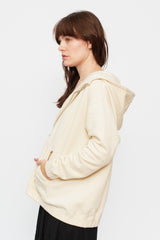 Organic Cotton Hooded Sweatshirt Natural Unisex