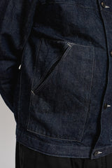 Cotton and Hemp Denim Jacket Unisex