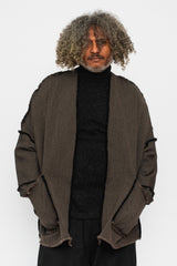Wool Turtleneck Sweater Black Heather