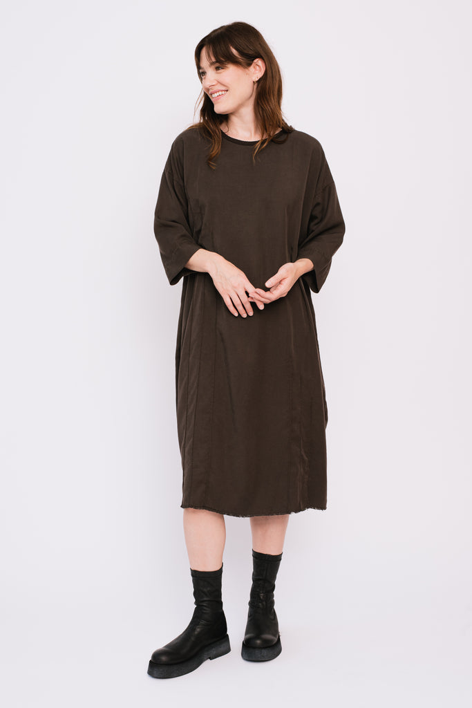 VASCO Dress, Ebano (Dark Brown)