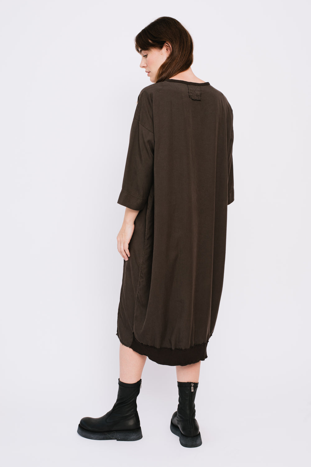 VASCO Dress, Ebano (Dark Brown)