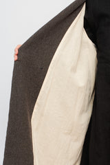 Eco Wool Premium Tweed Oversized Tailored Coat