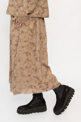 Wool Skirt Tortora