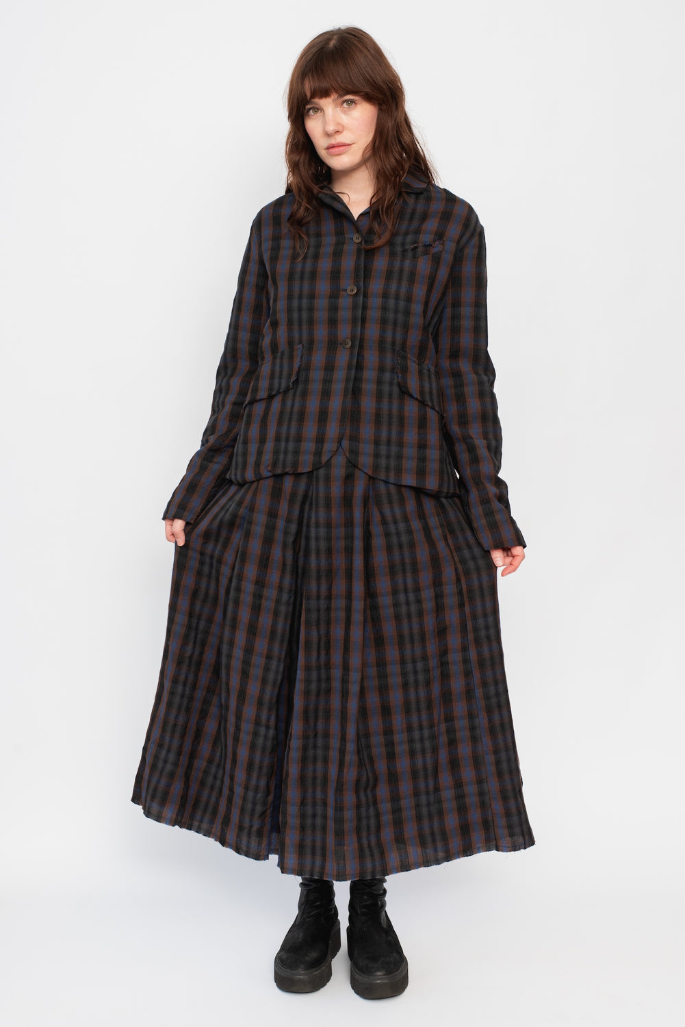 Jacket Brown Plaid