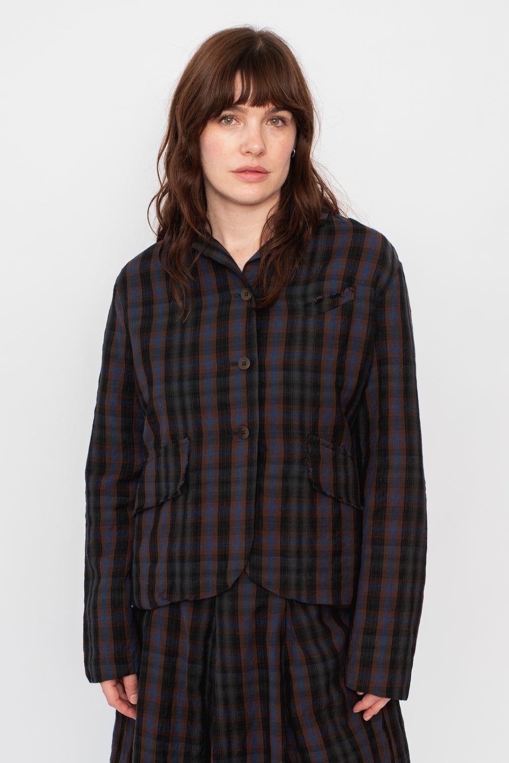 Jacket Brown Plaid