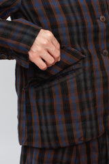 Jacket Brown Plaid