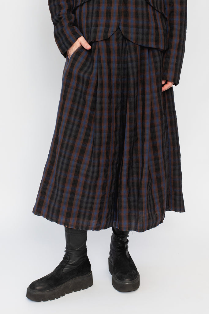 Skirt Brown Plaid