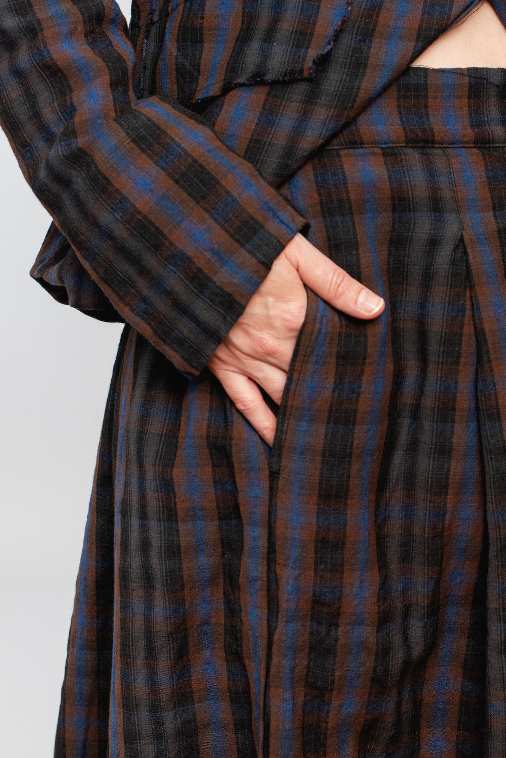 Skirt Brown Plaid