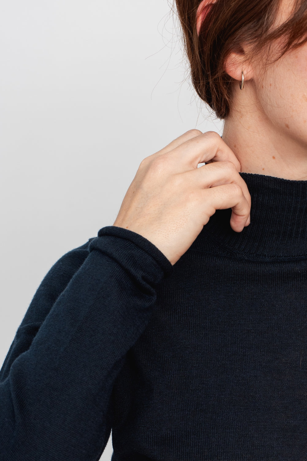 Cotton Cashmere Pullover Abisso