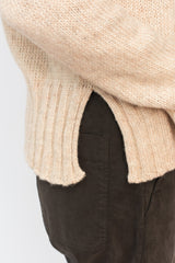 Round Neck Pullover Natural Heather