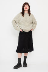 Unisex Wool Sweater Heather Gray